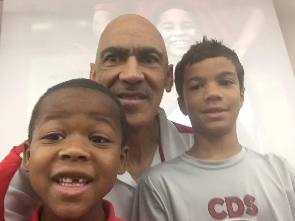 Jason Dungy, 12, is the youngest son of former NFL coach and player Tony Dungy.