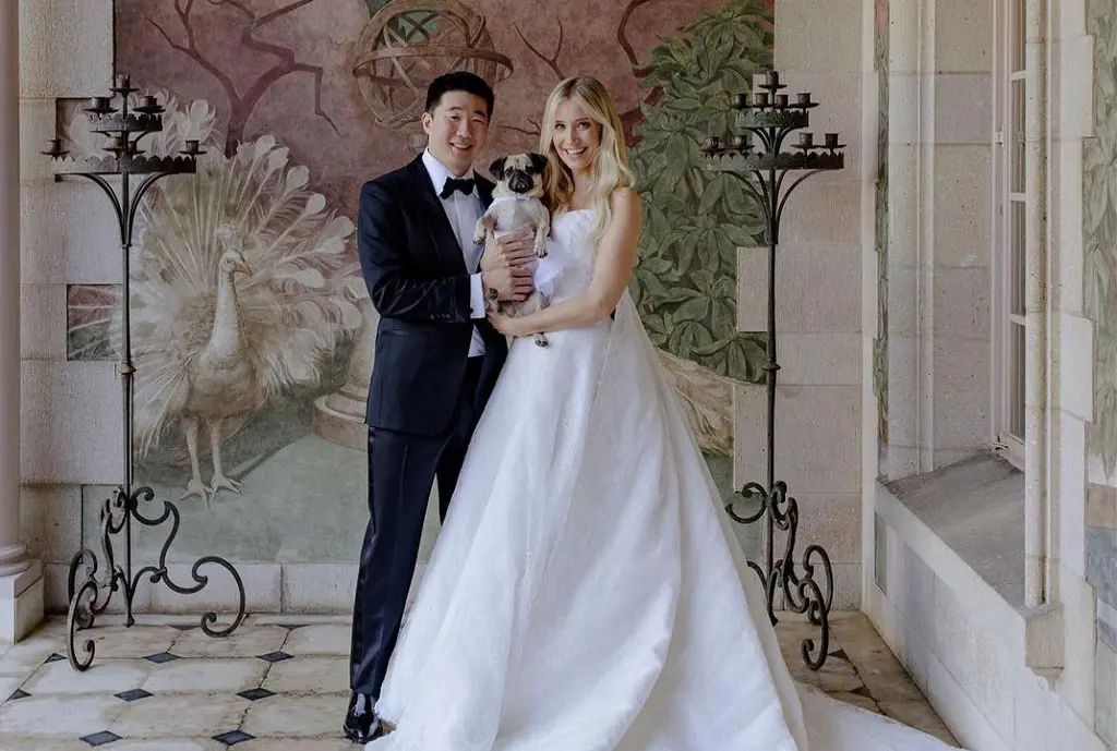Kristine Leahy and Howie Liu had a beautiful wedding.