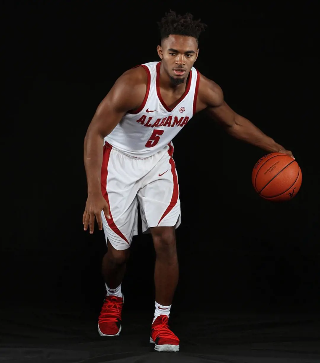 Avery II photoshoot while playing for the University of Alabama in August 2018