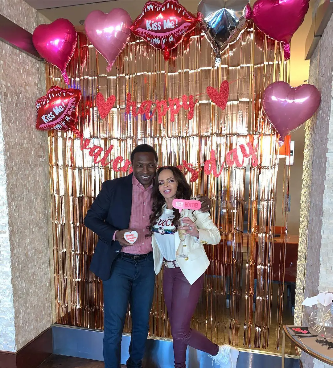 Avery and Cassandra relish on Valentine's Day in February 2020