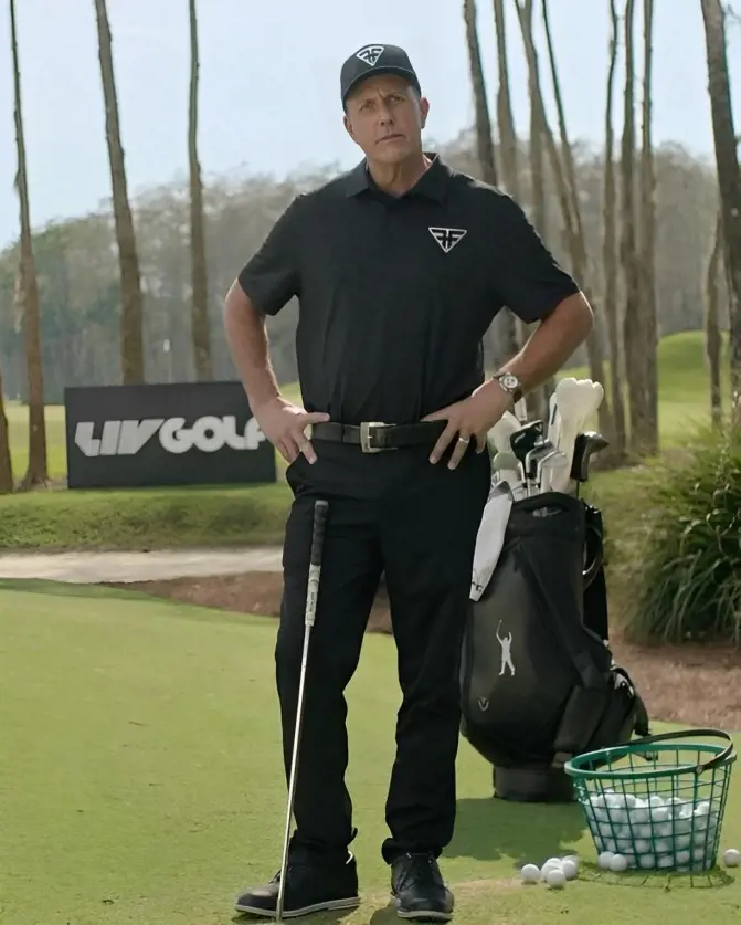 Phil Mickelson with LIV Golf in February 2023