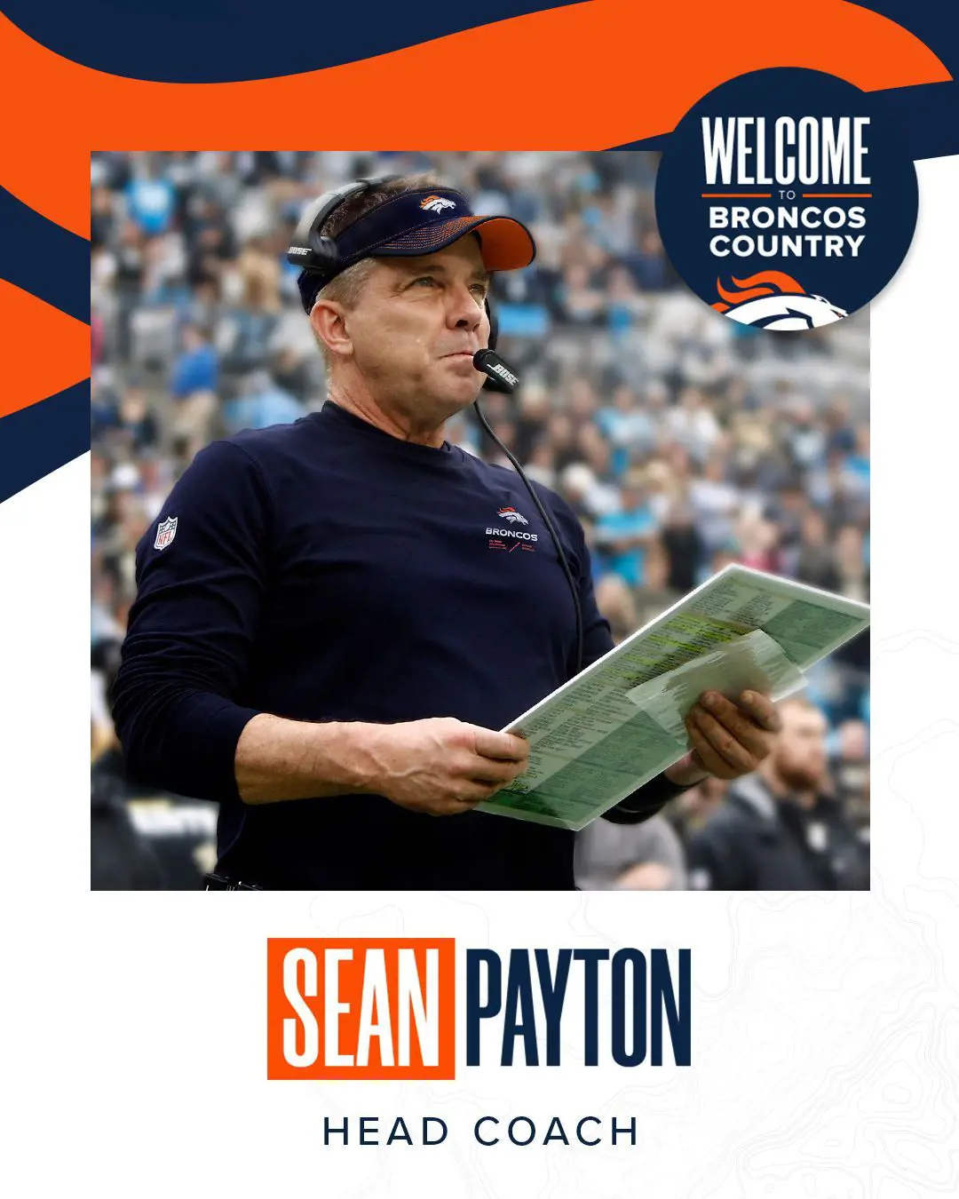 Payton receives a warm welcome from the Broncos after being hired, he has selected a team of veteran and youngbloods