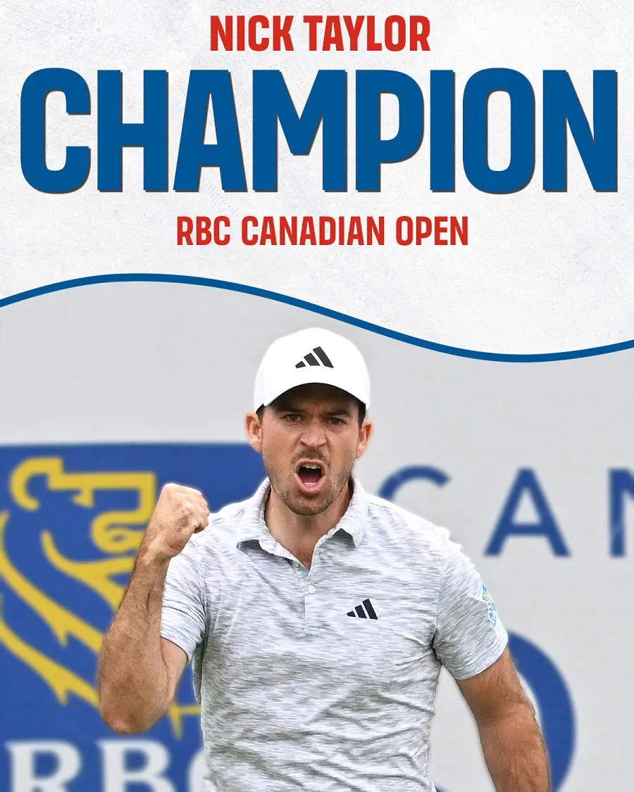 Nick Taylor became the first Canadian since 1954 to win RBC Canadian Open.