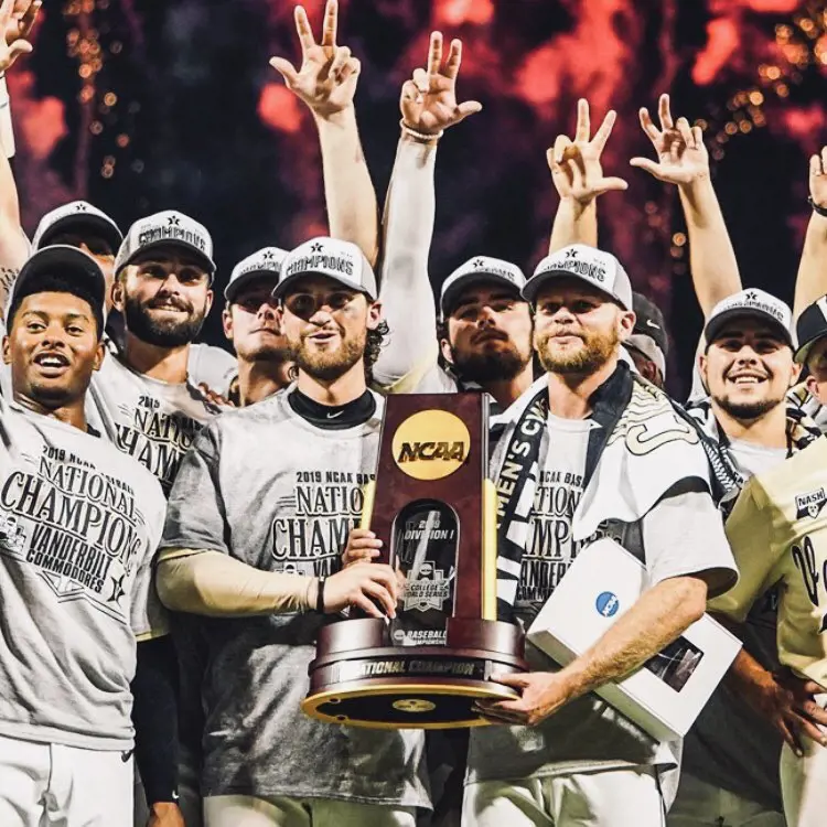 Vanderbilt Commodores won their first title in 2014 and later in 2019