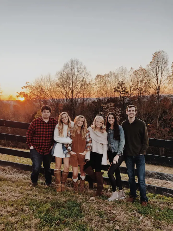Spencer and Maggie enjoying their time with their friends in December 2018.