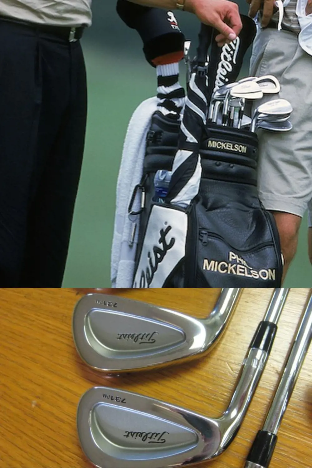 Phil Mickelson 731PM irons from Titleist back in the early 2000s