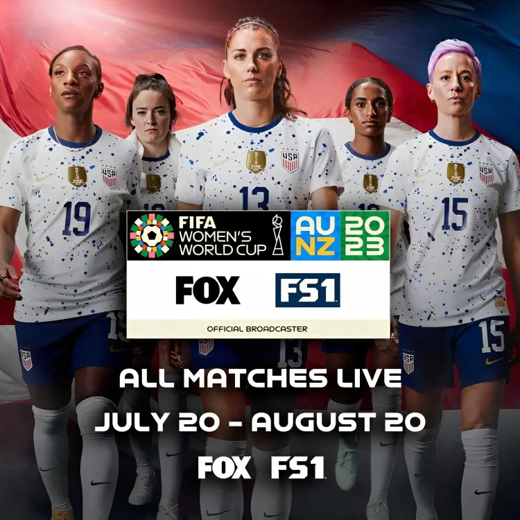 The games for the 2023 FIFA Women's World can be enjoyed Live on FOX and FS1