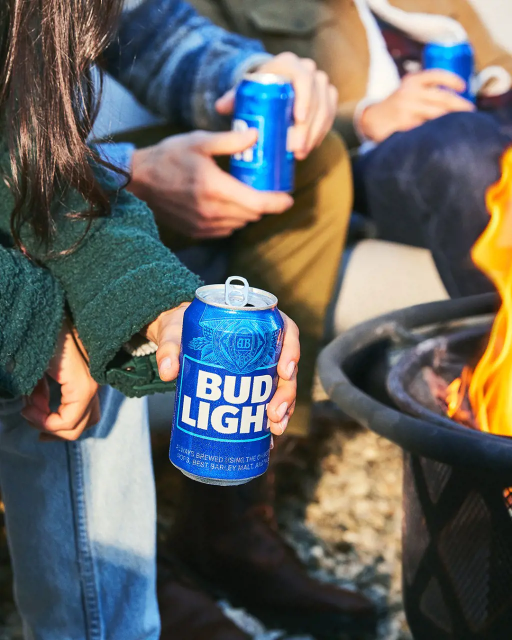 Portrait from budlight's Instagram page featuring the product