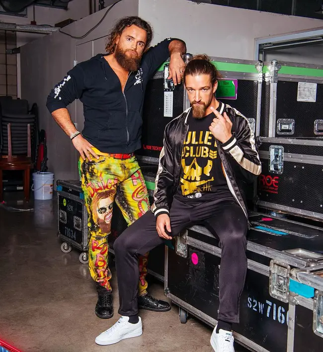 Jay and Juice (left) during their backstage segment on June 3.