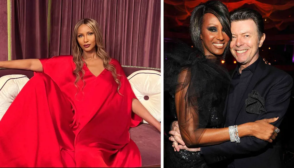 Iman poses for a photoshoot in February 2023. (Photo by David Mazur)