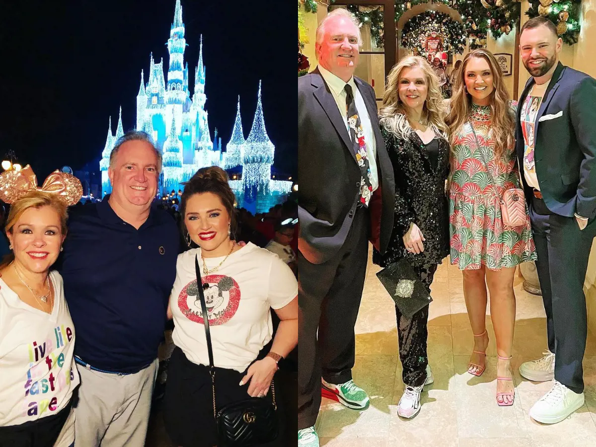 (Left to Right) Leigh, Sean and Collins trip to Disneyland in November 2019