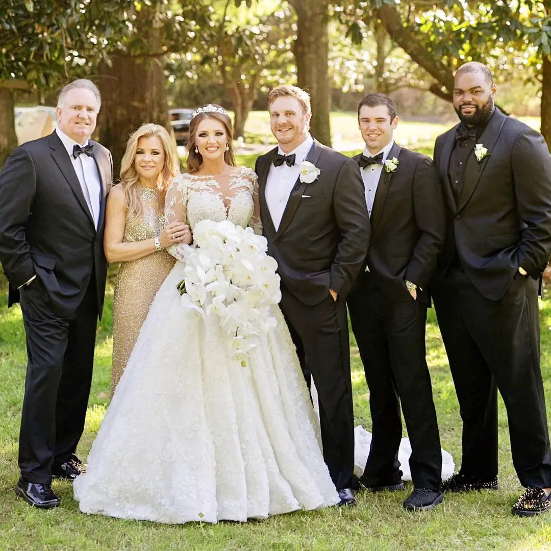 Oher attending Collins' wedding in 2016