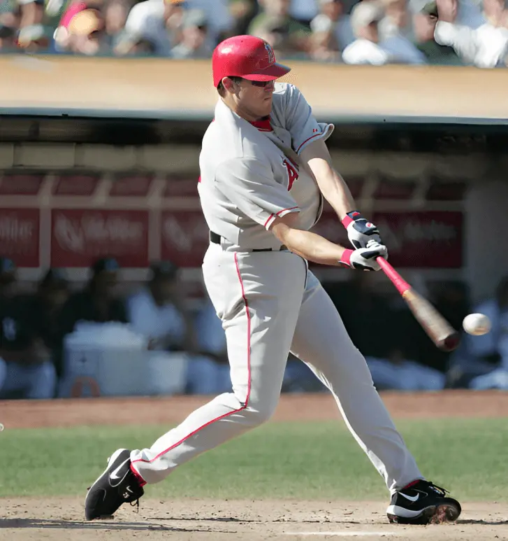 Glaus during his playing tenure with the Anaheim Angels.