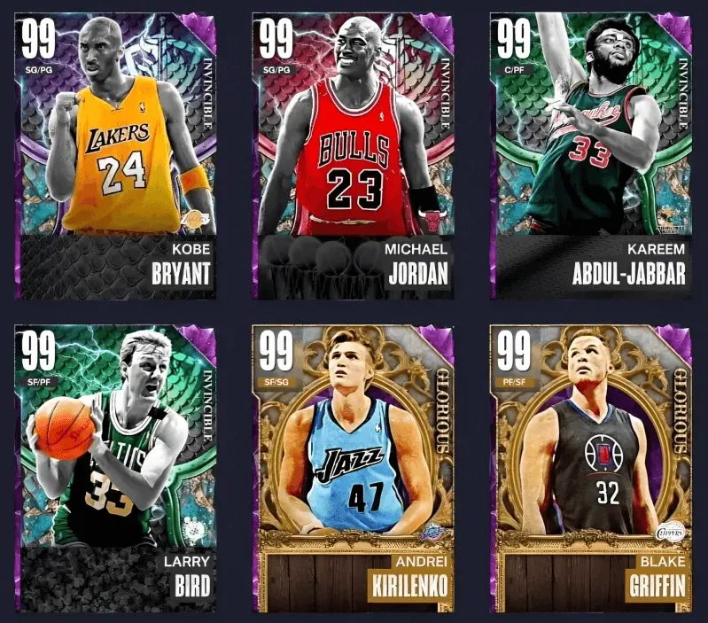 Recent Vault update of the legendary NBA players.