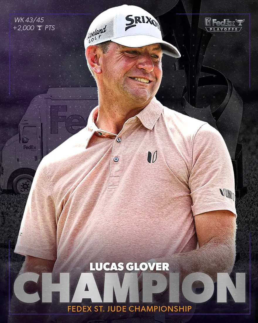 Lucas Glover wins the 2023 FedEx St. Jude Championship