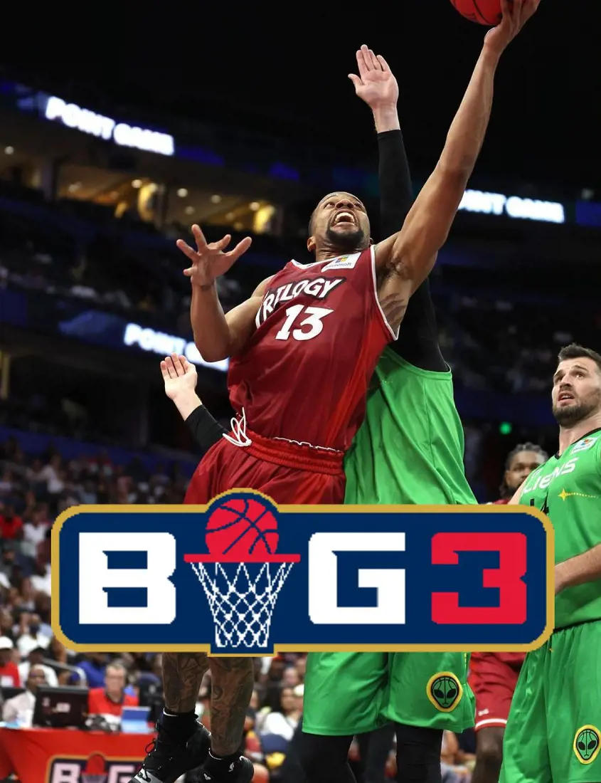 Isaiah Briscoe of Trilogy jumps for a dunk during BIG3 semifinal in August 2022