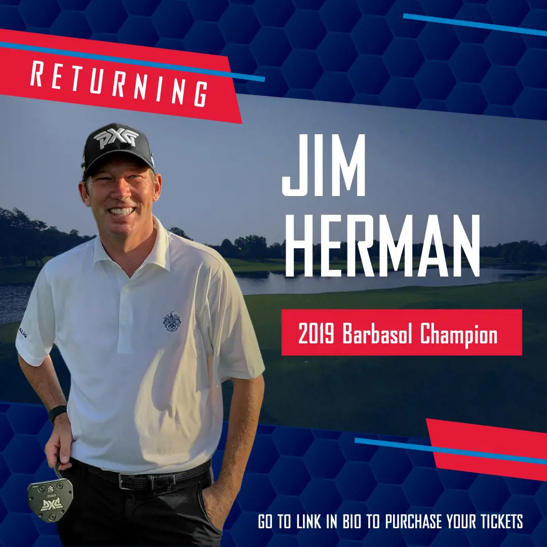 The 2019 champion Jim Herman will be competing at the 2023 event.