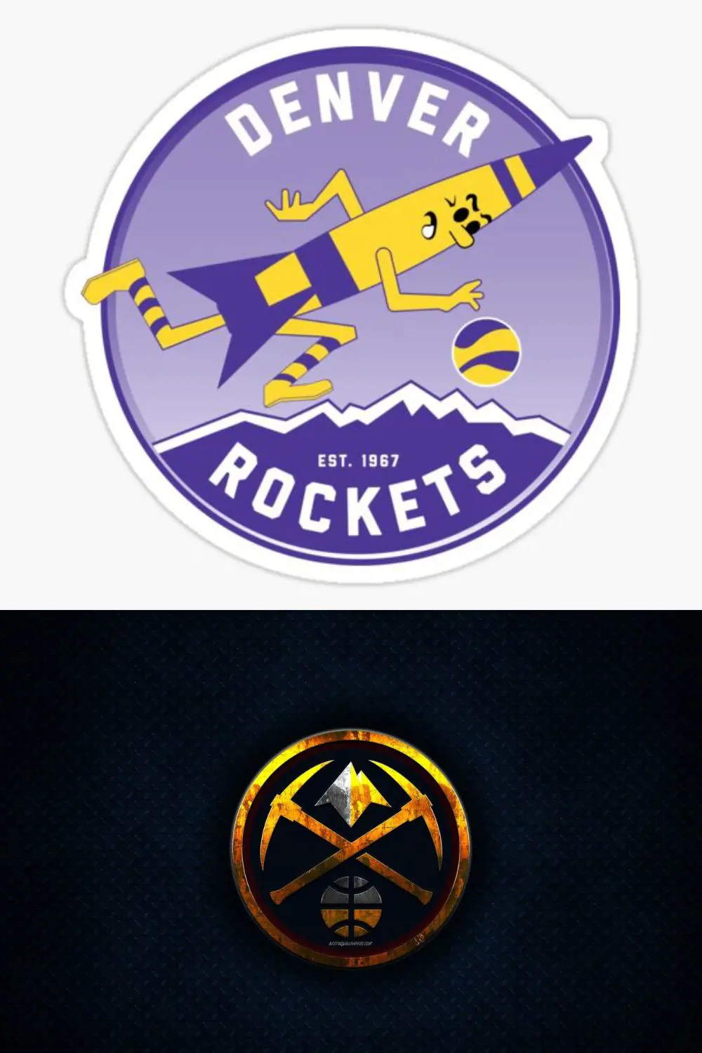 Denver Nuggets past and current Team logo