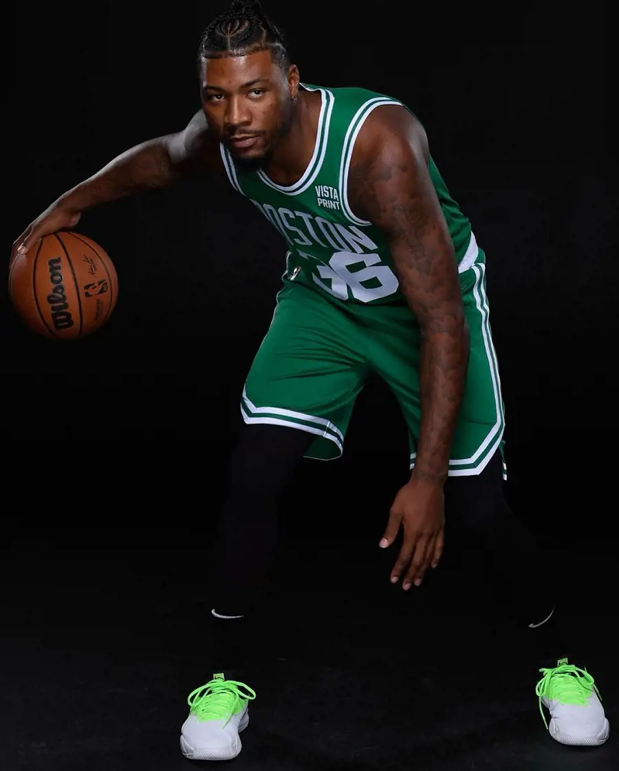 Marcus celebrated eight years with Boston Celtics in 2021.