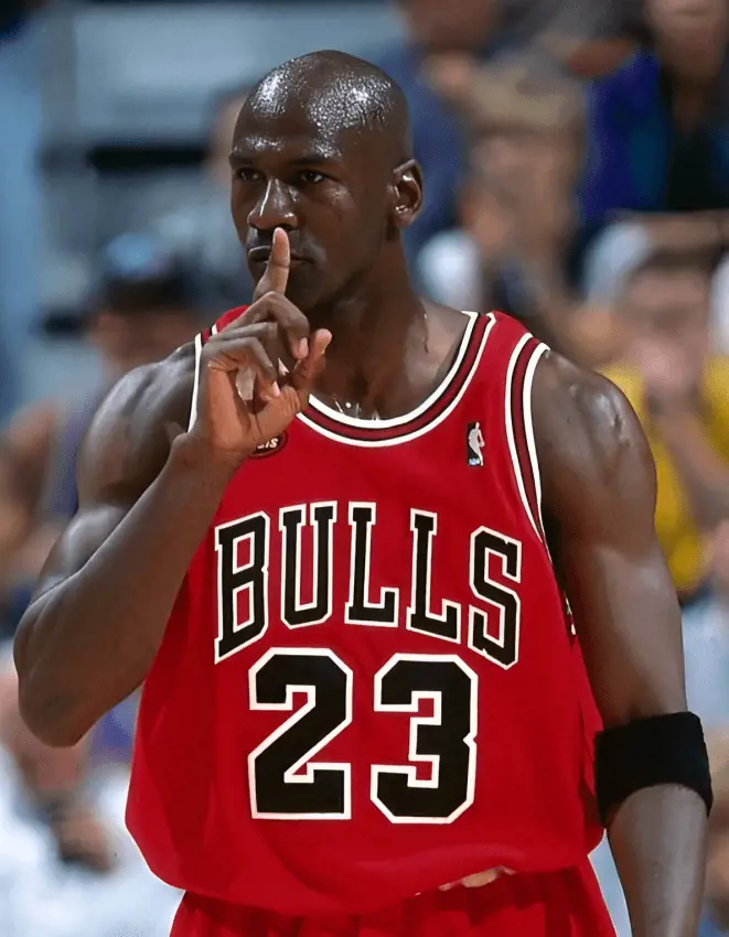 Jordan set a playoff scoring record against the Celtics in 1986.