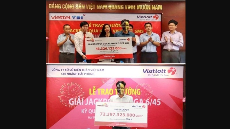 Các mức giải thưởng khác của Vietlott